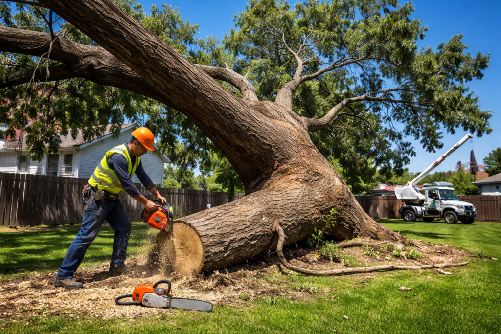 Tree fallen treatment